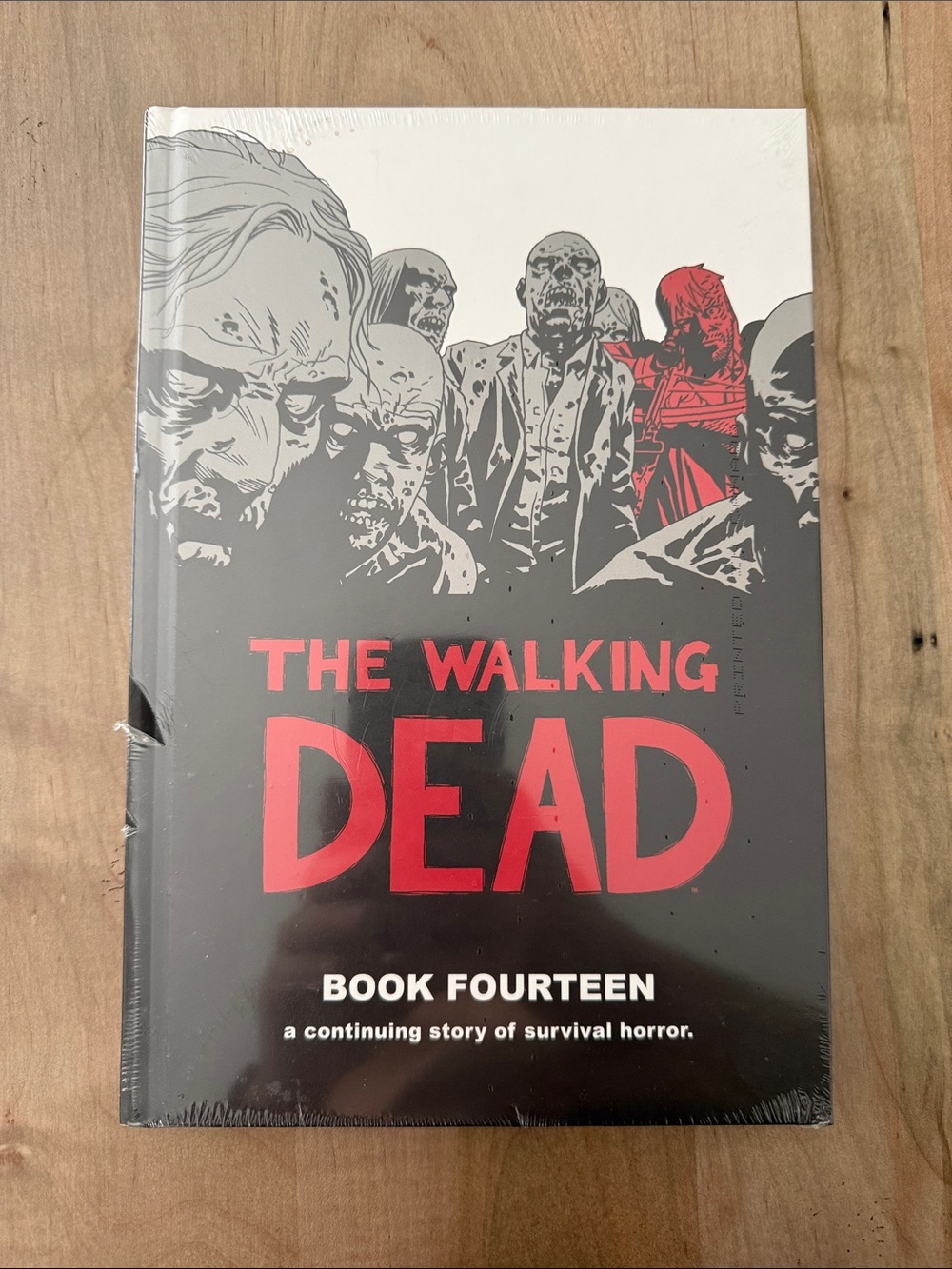 The Walking Dead Book Fourteen Graphic Novel - Black & Red Cover